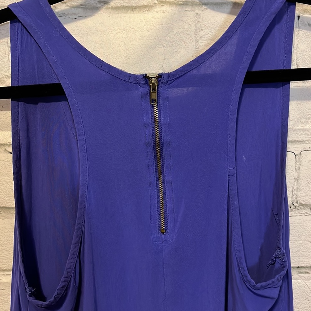 Purple Racer Back Tank Top - Picture 4 of 4